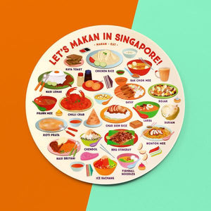 The Little Drom Store 10 INCH PLATE – LET'S MAKAN!