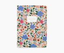 Load image into Gallery viewer, Rifle Paper Co. Assorted Set of 3 Wild Rose Notebooks