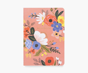 Rifle Paper Co. Assorted Set of 3 Lively Floral Notebooks