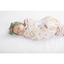 Load image into Gallery viewer, (SALE) Loulou Lollipop Swaddle - Breakfast (Pink)