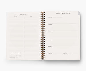 Rifle Paper Co. Botanical 2023 12-Month Softcover Spiral Planner