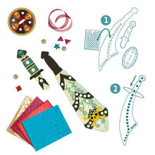 Load image into Gallery viewer, Djeco DO IT YOURSELF ACTIVITY SET: MOSAIC PIRATE SABRES TO CREATE