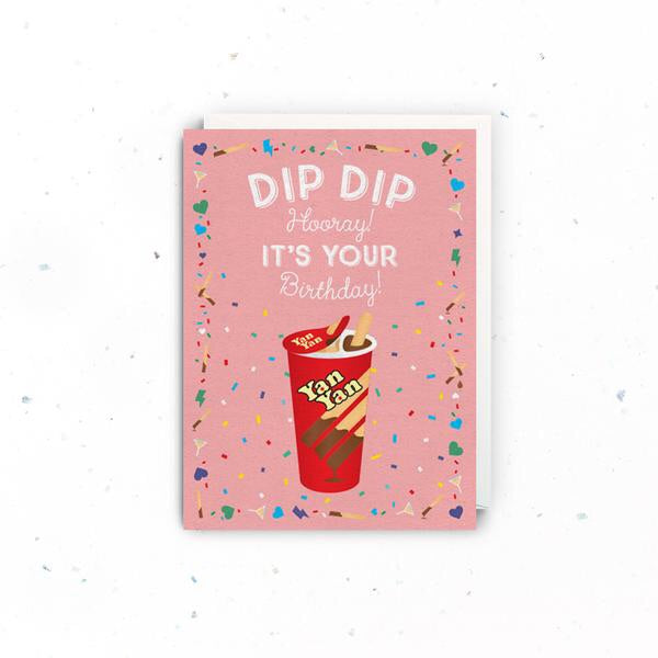 The Little Drom Card - Dip Dip Hooray!