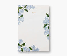 Load image into Gallery viewer, Rifle Paper Co. Hydrangea Large Memo Notepad
