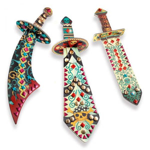 Djeco DO IT YOURSELF ACTIVITY SET: MOSAIC PIRATE SABRES TO CREATE
