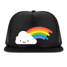 Load image into Gallery viewer, Whistle &amp; Flute Kawaii Rainbow Snapback Trucker Cap