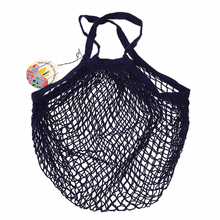 Load image into Gallery viewer, Rex London Navy Blue Organic Cotton Net Bag