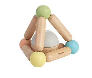 PlanToys Clutching Toy: Triangle (Pastel)